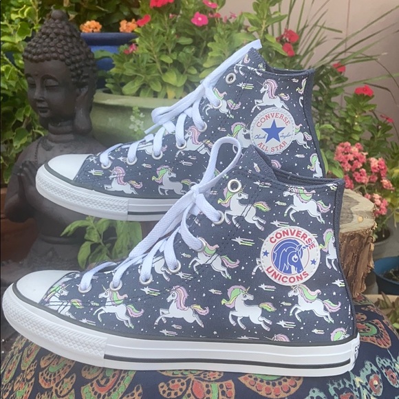 blue unicorn converse